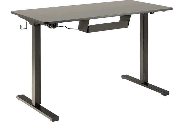 Säädettävä kirjoituspöytä Salomi 120x120 cm - Musta - Tietokonepöytä
 - Kirjoituspöytä