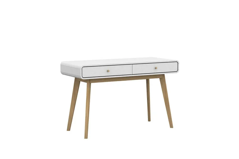 Työpöytä Cassie Valkoinen/Valkoinen, Valkoinen/Valkoinen