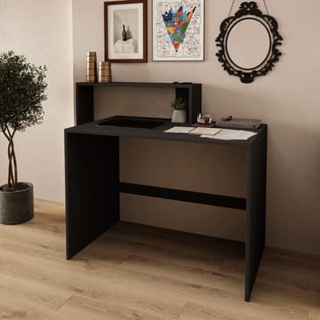 Työpöytä Homitis Amber (121,8 x 96 x 55 cm) Antrasiitti - Antrasiitti - Huonekalut - Pöytä & ruokailuryhmä - Työpöytä - Tietokonepöytä