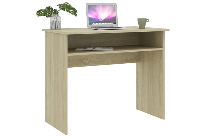 Työpöytä Sonoma-tammi 90x50x74 cm lastulevy - Ruskea - Tietokonepöytä
 - Kirjoituspöytä