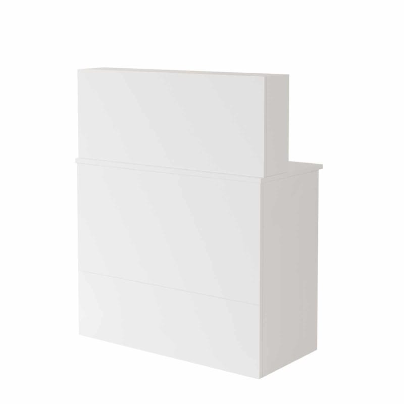 Vastaanottotiski Skye Decor Bren (90 x 110 x 44,5 cm) valkoinen - Valkoinen - Huonekalut - Pöytä & ruokailuryhmä - Työpöytä - Tietokonepöytä