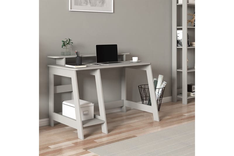 Voiture Kirjoituspöytä 60x120 cm - Harmaa - Huonekalut - Pöytä & ruokailuryhmä - Työpöytä - Tietokonepöytä