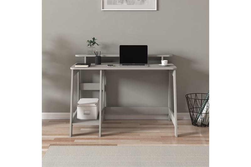 Voiture Kirjoituspöytä 60x120 cm - Harmaa - Huonekalut - Pöytä & ruokailuryhmä - Työpöytä - Tietokonepöytä