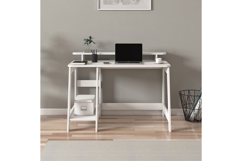 Voiture Kirjoituspöytä 60x120 cm - Valkoinen - Huonekalut - Pöytä & ruokailuryhmä - Työpöytä - Tietokonepöytä