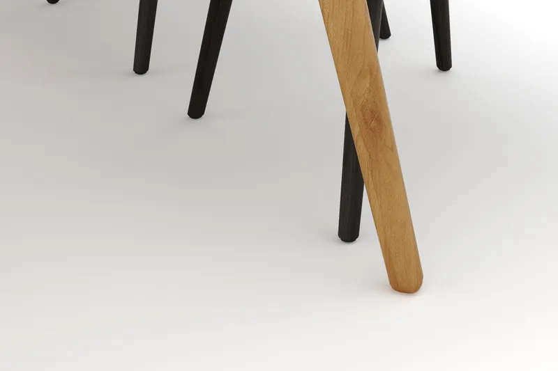 Tyrö Ruokailuryhmä, jossa 6 Tyrö Käsinojallista tuolia - Huonekalut - Pöytä & ruokailuryhmä - Ruokailuryhmä