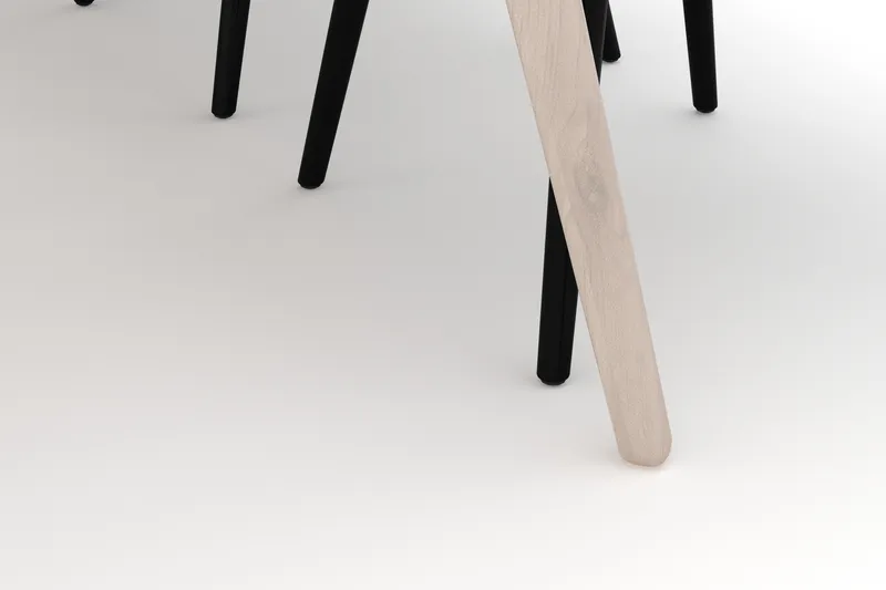 Tyrö Ruokailuryhmä, jossa 6 Tyrö Käsinojallista tuolia - Huonekalut - Pöytä & ruokailuryhmä - Ruokailuryhmä