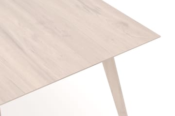 Tyrö suorakulmainen ruoka- ja keittiöpöytä 190 x 90 cm, saarnia - Valkopetsattu - Huonekalut - Pöytä & ruokailuryhmä - Ruokapöydät & keittiön pöydät