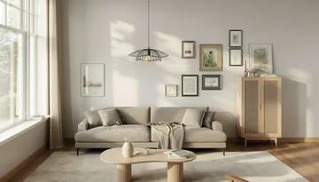 Uppveda epäsymmetrinen sohvapöytä, travertiinijäljitelmä, 130x70 cm - Beige - Huonekalut - Pöytä & ruokailuryhmä - Sohvapöytä
