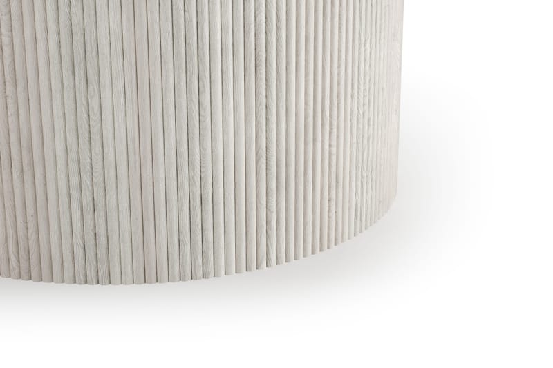 Uppveda Ruokapöytä 120 cm Pyöreä - Valkoinen - Huonekalut - Pöytä & ruokailuryhmä - Ruokapöydät & keittiön pöydät