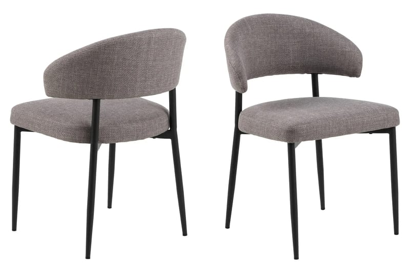 Uppveda Soikea Ruokapöytä 180x90 cm ja 4 Sawako Greige Tuolia - Travertiini, Greige - Huonekalut - Pöytä & ruokailuryhmä - Ruokailuryhmä