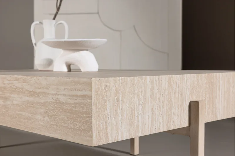 Vadholmen-sohvapöytä 130x82 cm suorakulmainen - Whitewash - Huonekalut - Pöytä & ruokailuryhmä - Sohvapöytä