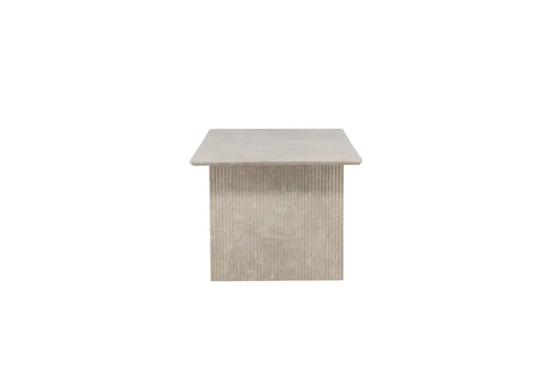 Vail suuri suorakulmainen ruokap öytä 200 cm puu- ja tammijäljitelmäulkonäöllä - Beige - Huonekalut - Pöytä & ruokailuryhmä - Ruokapöydät & keittiön pöydät