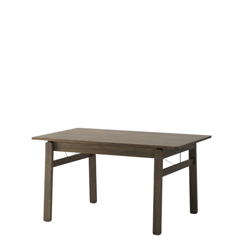Valden jatkettava suorakulmainen ruokapöytä 149 cm tammea, Ruskea