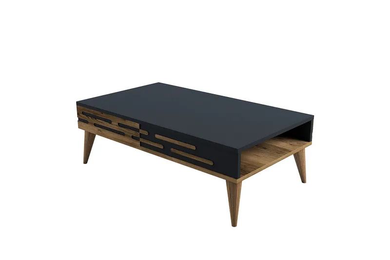 Valensiya Sohvapöytä 105 cm, Pähkinäpuu/Antrasiitti