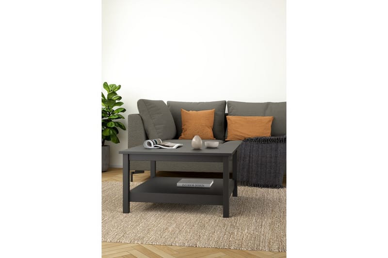 Vallvidera Sohvapöytä 81 cm - Musta - Huonekalut - Pöytä & ruokailuryhmä - Sohvapöytä