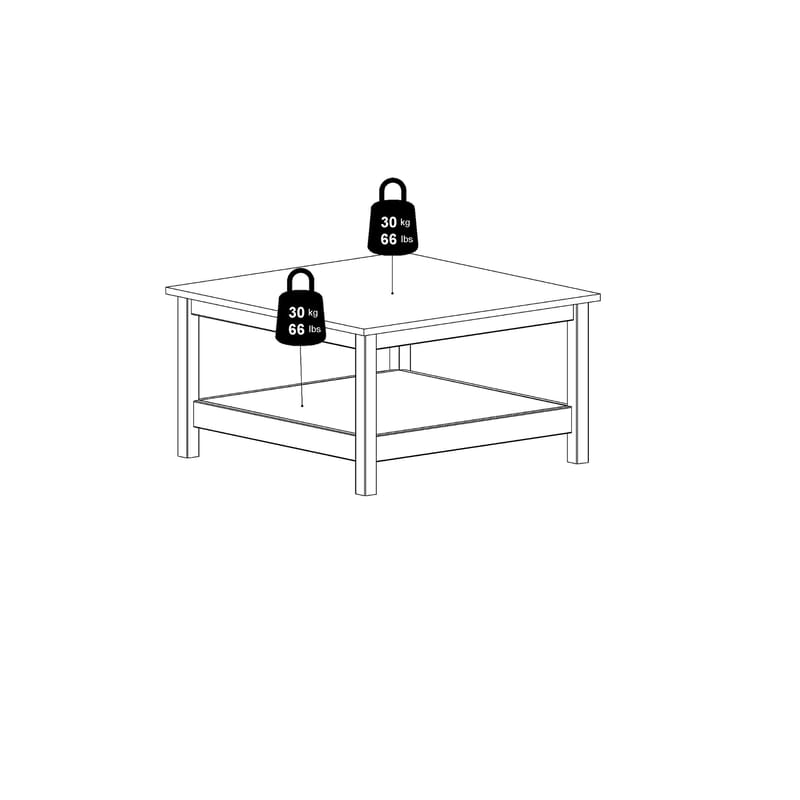 Vallvidera sohvapöytä 81 cm - Huonekalut - Pöytä & ruokailuryhmä - Sohvapöytä
