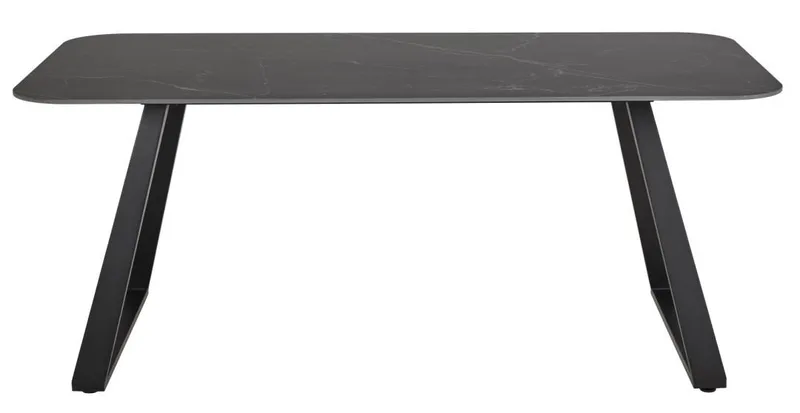 Valricus ruokapöytä 180 cm Suorakulmainen - Musta - Huonekalut - Pöytä & ruokailuryhmä - Ruokapöydät & keittiön pöydät