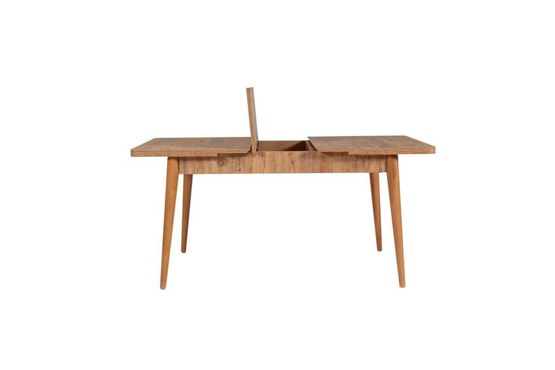 Valsot Ruokailuryhmä 129 cm Suorakulmainen - Luonnollinen/Harmaa - Huonekalut - Pöytä & ruokailuryhmä - Ruokailuryhmä