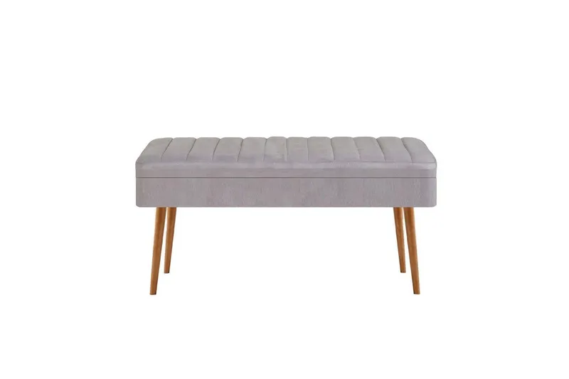 Valsot Ruokailuryhmä 129 cm Suorakulmainen - Luonnollinen/Harmaa - Huonekalut - Pöytä & ruokailuryhmä - Ruokailuryhmä