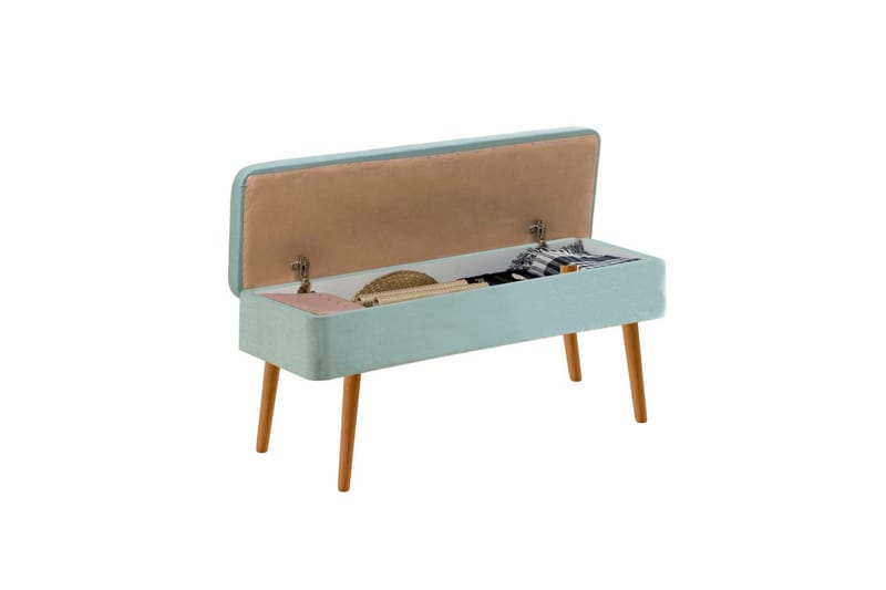 Valsot Ruokailuryhmä 129 cm Suorakulmainen - Luonnollinen/Vihreä - Huonekalut - Pöytä & ruokailuryhmä - Ruokailuryhmä