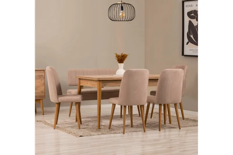 Valsot Ruokailuryhmä Suorakulmainen, Beige