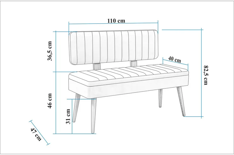 Valsot Ruokailuryhmä Suorakulmainen - Beige - Huonekalut - Pöytä & ruokailuryhmä - Ruokailuryhmä
