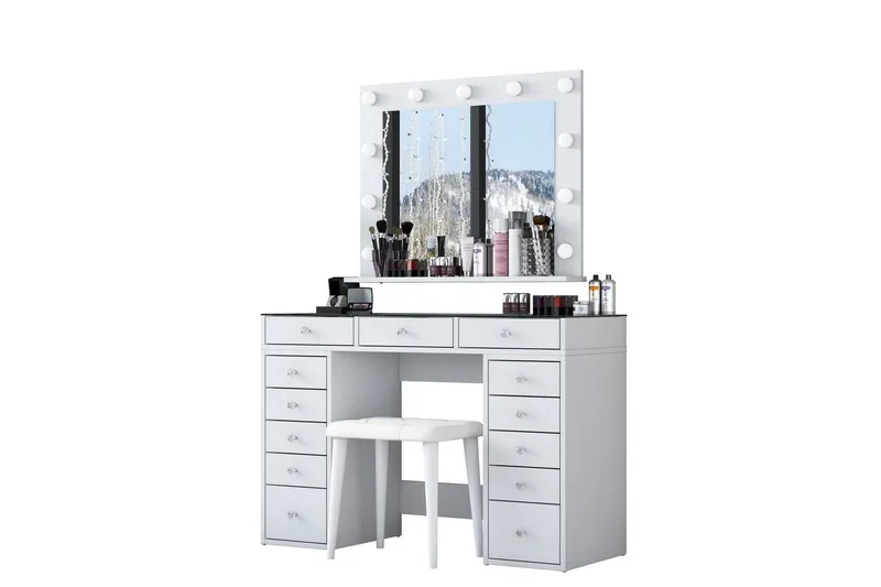 Varlin Kampauspöytä 120 cm, Valkoinen