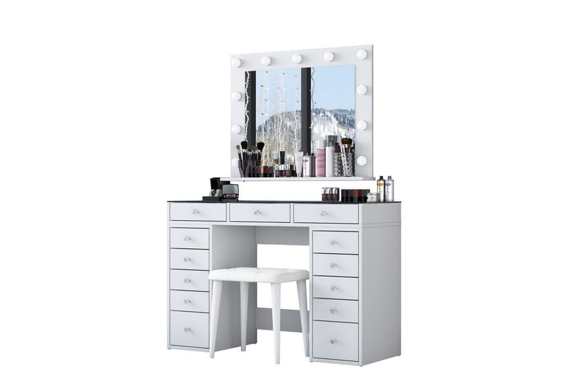 Varlin Kampauspöytä 120 cm, Valkoinen