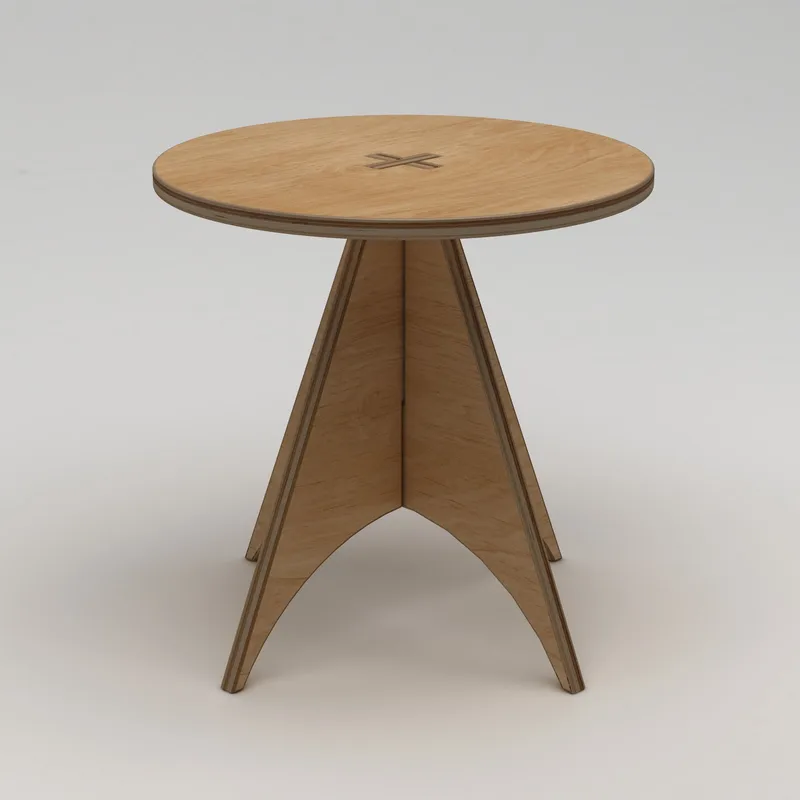 Velora Ruokapöytä 75 cm - Luonnonpuu - Huonekalut - Pöytä & ruokailuryhmä - Ruokapöydät & keittiön pöydät