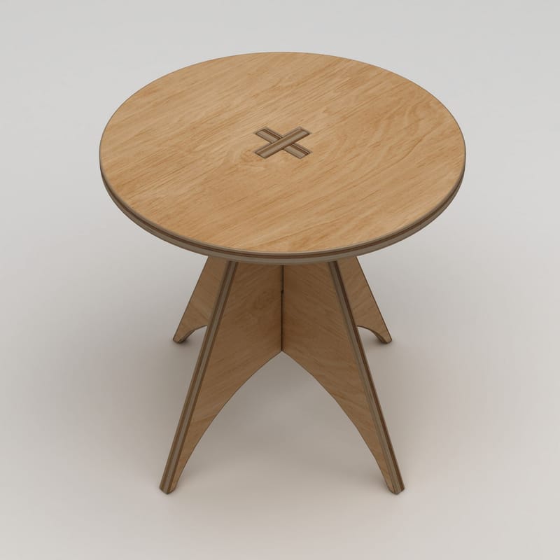 Velora Ruokapöytä 75 cm - Luonnonpuu - Huonekalut - Pöytä & ruokailuryhmä - Ruokapöydät & keittiön pöydät