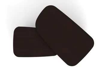 Vento-sarjapöytä, sohvapöydät 120 × 70 cm + 90 × 60 cm - Savutammi - Huonekalut - Pöytä & ruokailuryhmä - Sohvapöytä