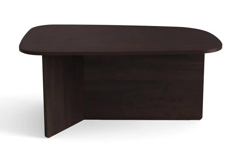 Vento-sohvapöytä 90x60 cm, soikea, puuta - Savutammi - Huonekalut - Pöytä & ruokailuryhmä - Sohvapöytä