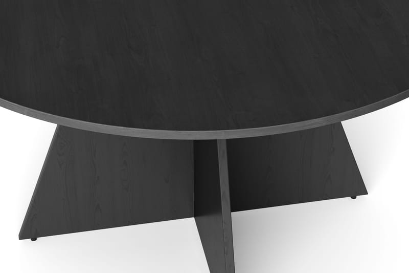 Vera pyöreä ruokapöytä ø130 cm - Musta - Huonekalut - Pöytä & ruokailuryhmä - Ruokapöydät & keittiön pöydät