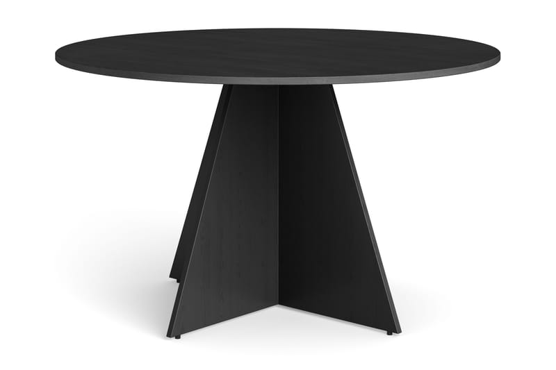 Vera pyöreä ruokapöytä ø130 cm - Musta - Huonekalut - Pöytä & ruokailuryhmä - Ruokapöydät & keittiön pöydät