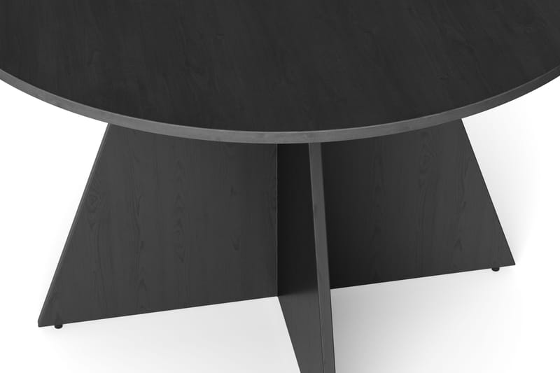 Vera pyöreä ruokapöytä ø110 cm Viilu - Musta - Huonekalut - Pöytä & ruokailuryhmä - Ruokapöydät & keittiön pöydät
