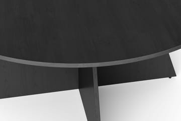 Vera pyöreä ruokapöytä ø150 cm Viilu - Mustaksi petsattu tammi - Huonekalut - Pöytä & ruokailuryhmä - Ruokapöydät & keittiön pöydät