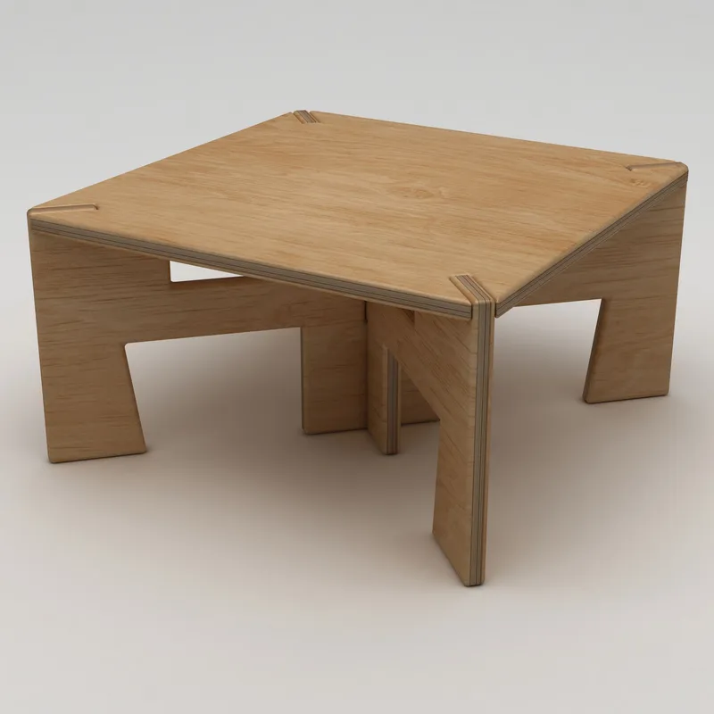 Vetira Sohvapöytä 75 cm, Luonnonpuu