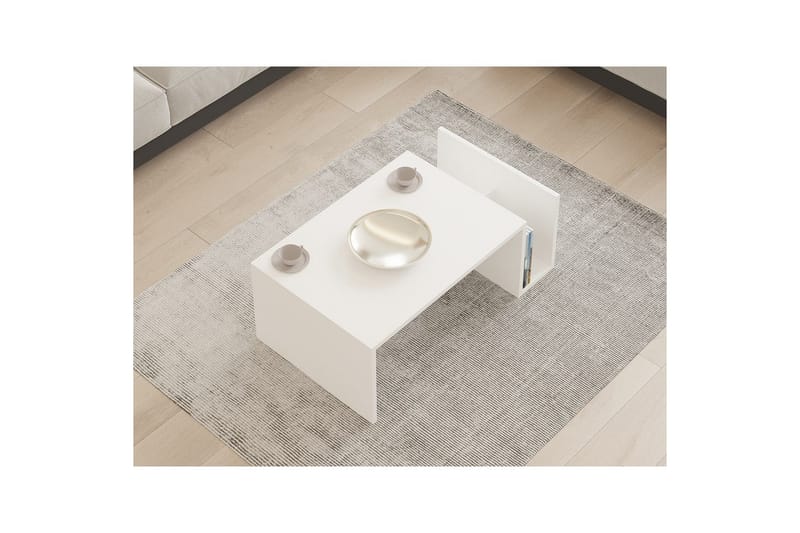 Vimenil Sohvapöytä 87 cm - Valkoinen - Huonekalut - Pöytä & ruokailuryhmä - Sohvapöytä