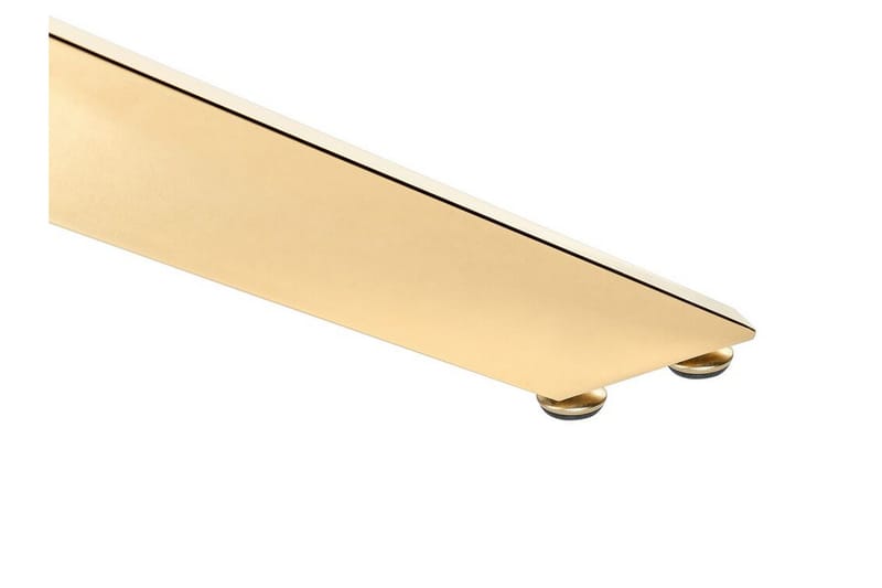 Vincenzo Ruokapöytä 120 cm Pyöreä - Läpinäkyv ä/Kulta - Huonekalut - Pöytä & ruokailuryhmä - Ruokapöydät & keittiön pöydät