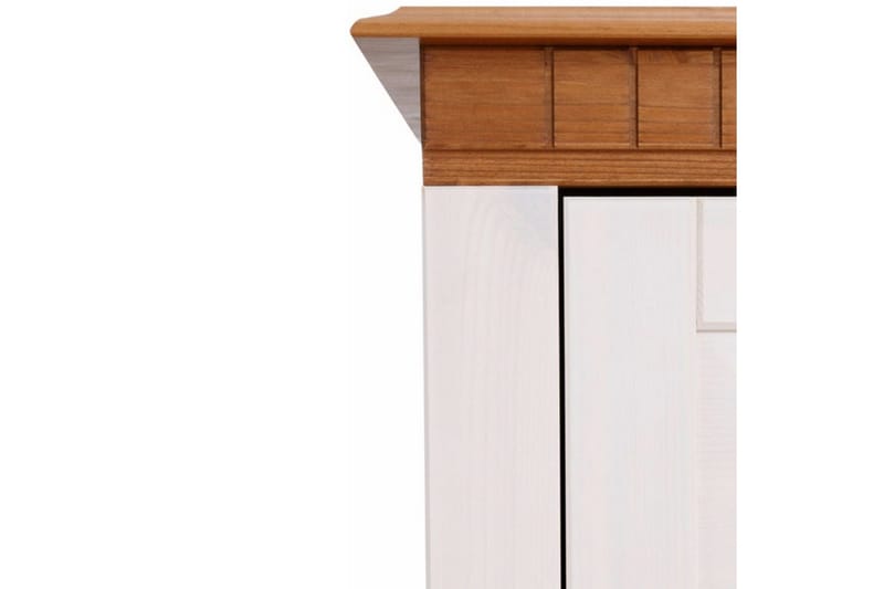 Vitriini Lisa Valkoinen/Hunaja - Valkoinen/Hunaja - Säilytys - Kaappi - Vitriini