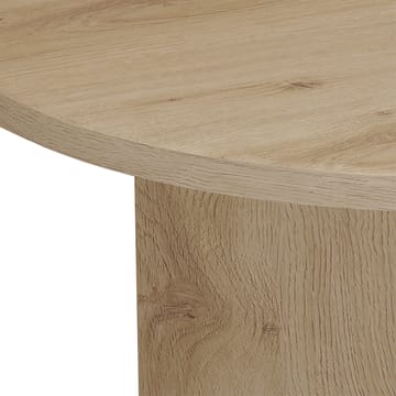 Wigan soikea ruokapöytä 160 cm puuta tammenjäljitelmäpinnalla - Ruskea - Huonekalut - Pöytä & ruokailuryhmä - Ruokapöydät & keittiön pöydät