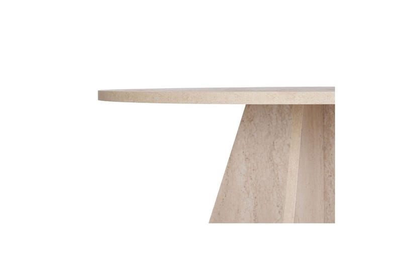 Zalen Ruokapöytä 120 cm - Beige - Huonekalut - Pöytä & ruokailuryhmä - Ruokapöydät & keitti�ön pöydät