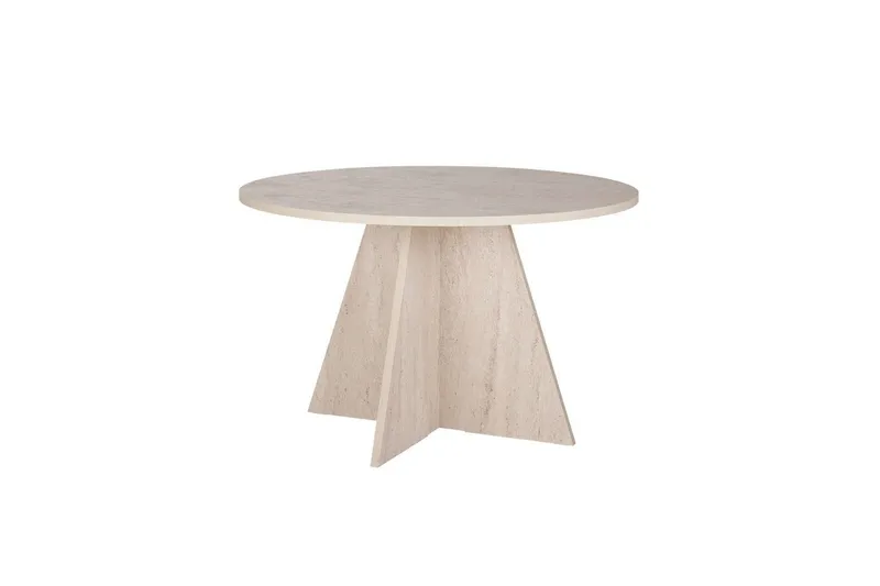 Zalen Ruokapöytä 120 cm - Beige - Huonekalut - Pöytä & ruokailuryhmä - Ruokapöydät & keittiön pöydät