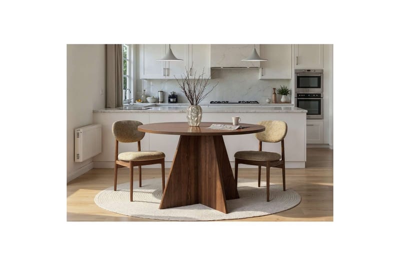 Zalen Ruokapöytä 120 cm - Pähkinäpuu - Huonekalut - Pöytä & ruokailuryhmä - Ruokapöydät & keittiön pöydät