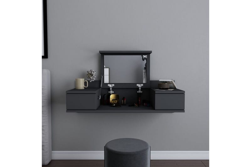 Zenn Kampauspöytä 100 cm - Antrasiitti - Huonekalut - Pöytä & ruokailuryhmä - Meikki- & kampauspöydät