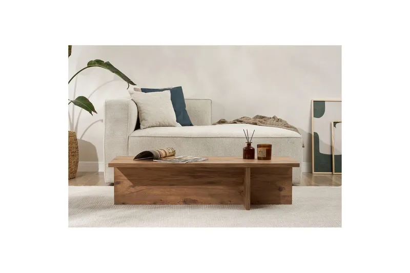 Zephral Sohvapöytä 120 cm - Luonnonväri - Huonekalut - Pöytä & ruokailuryhmä - Sohvapöytä