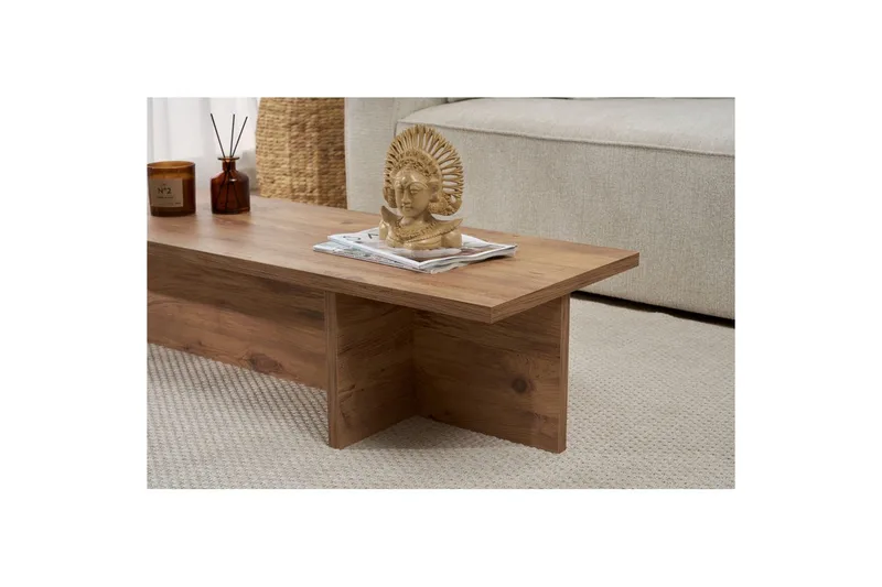 Zephral Sohvapöytä 120 cm - Luonnonväri - Huonekalut - Pöytä & ruokailuryhmä - Sohvapöytä