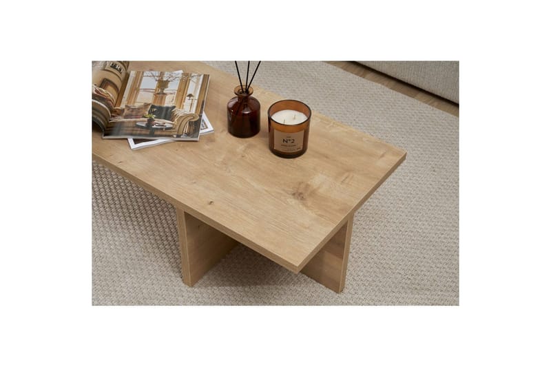 Zephral Sohvapöytä 120 cm - Luonnonväri - Huonekalut - Pöytä & ruokailuryhmä - Sohvapöytä