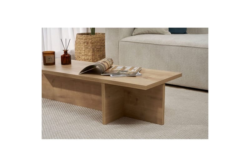 Zephral Sohvapöytä 120 cm - Luonnonväri - Huonekalut - Pöytä & ruokailuryhmä - Sohvapöytä
