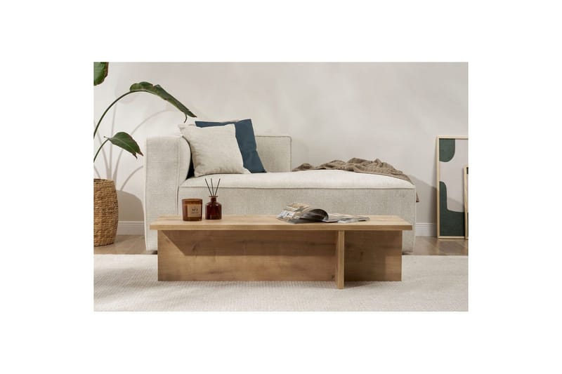 Zephral Sohvapöytä 120 cm - Luonnonväri - Huonekalut - Pöytä & ruokailuryhmä - Sohvapöytä